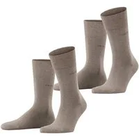 Esprit Socken Basic Easy (2-Paar, 2 Paar) druckfreier, breiter Komfortbund, atmungsaktiv, uni Socken