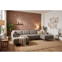 OTTO home Wohnlandschaft Sveeva, U-Form, XXL, B.310 cm, schwarze Metallfüße, langlebiger Webstoff, mit Wellenunterfederung, viele Farben
