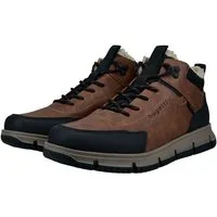 bugatti Winterboots Schnürboots, Outdoorboots mit Logoprägung und TEX-Ausstattung