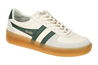 Gola Herren Sneaker CMB621WN Grandslam Elite Wei? Gum Sohle Glattleder Velour...