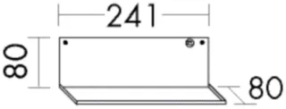 Burgbad Set Ablage 80x241x80 , ACHQ024 ACHQ024