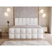 Compleo Boxspringbett Wolkenbett mit zwei Bettkästen, Bezug: Bouclé, Designer Bett
