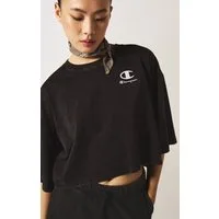 Champion T-Shirt Kurzarm-Design, mit Rundhalsausschnitt, aus Baumwolle