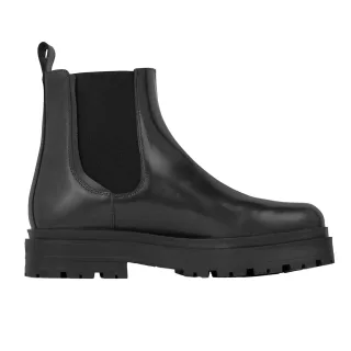 Represent - Stiefeletten für Herren, Leder, Plattform-Absatz (Schwarzgrau)