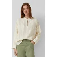 s.Oliver Langarmbluse Bluse Strukturierte Oversize Bluse im Viskosemix