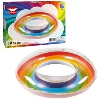 Happy People Schwimmring Schwimmring Rainbow mehrfarbig Ø70cm