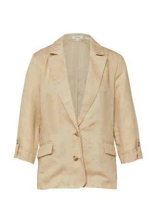 s.Oliver - Indoor-Blazer beige - Gr. - 40