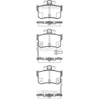 Triscan Bremsbel?ge hinten MG Mg Mgf Mgr Rover 800 1,8