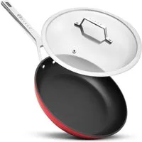 TLESS Bratpfanne mit Deckel backofengeeignet Ø 28 cm, Bratpfanne & Universalpfanne, Aluminium, Induktion
