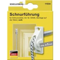 SCHELLENBERG Rollladenprofil Schellenberg Schnurführung weiß, für