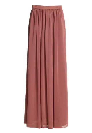SWING - Rock aus Crinkle Chiffon blush rose - Gr. - 36