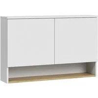 Vicco Hängeschrank Viktor, Weiß/Artisan-Eiche, 93.6 x 60 cm mit 2 Türen