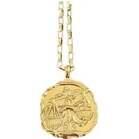 Einkaufszauber Kette mit Anhänger Halskette Sternzeichen Waage, Sternzeichen Waage