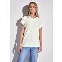 STREET ONE T-Shirt aus softem Materialmix