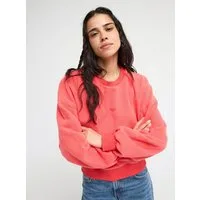Roxy Fleecepullover CHILL STORY aus Baumwollmischung, weiches Obermaterial, schlichter Schnitt