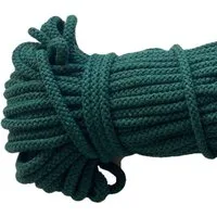 Mississhop Kordel 100 m / Ø 5 mm / Ø 3 mm Baumwollkordel Seil Kordel 100 % Baumwolle