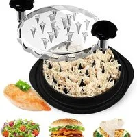 TUWENA Zwiebelhacker Hühnchen Zerkleinerer, 27CM Hähnchenbrust Schredder Werkzeug mit Griff, Fleischzerkleinerer für Hähnchenbrust, Schweinefleisch, Rindfleisch