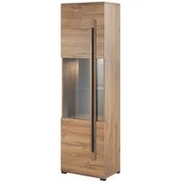 Lomadox Vitrine TURDA-83 nschrank Eiche Grandson Nb. moderner Stil, B/H/T: ca. 60/204/39 cm