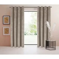 LeGer Home by Lena Gercke Gardine LADINA (1 St), Ösen, blickdicht, Polyester, blickdichter Vorhang, Samt Vorhang