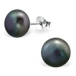 Perlen Ohrringe aus 925 Silber