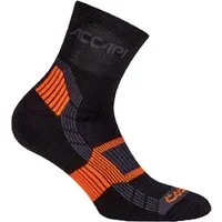Accapi Laufsocken Quarter Running schwarz/orange - 1 Paar