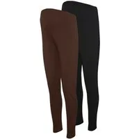 Mamalicious Leggings MLEMMA LONG LEGGING 2-P A. E. NOOS (Packung, 2-tlg) Baumwollmischung, slim fit