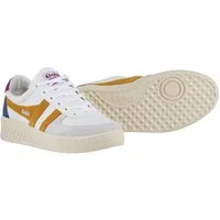 Gola Grandslam Trident weiss/sonnengelb/foxglove Damen Sneaker