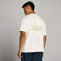 MP Herren Hybrid Built For Performance Grafik-T-Shirt - Vintage-Weiß - XL