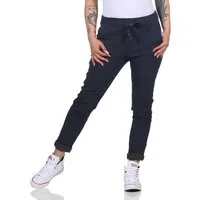 CLEO STYLE Jogginghose Damen Jogginghose 8115 42-46 Dunkelblau