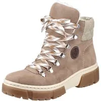 Rieker Winterboots, Winterstiefelette, Schnürboots, Plateau, mit Warmfutter-Ausstattung
