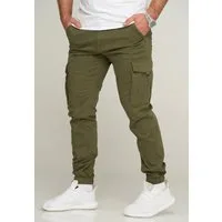 Jack & Jones Cargohose OLLIE JJARIS CARGO PANTS Herren Ollie Cargo Stretch Hose mit Taschen Stoffhose