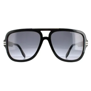 Marc Jacobs Aviator Herren Schwarz Dunkelgrau Gradient MARC 637/S