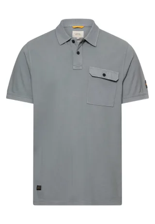 camel active - Poloshirt aus reiner Baumwolle grau - Gr. - XL
