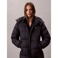 Calvin Klein Jeans Steppmantel ESSENTIAL MIDWEIGHT LONG PUFFER Mit Rundhalsausschnitt, regular fit