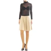 YESET Midirock Swing Rock Midi hohe Taille Falten-Rock Gummibund Skirt maxi Midirock schwingend