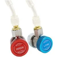 CCLIFE Schnellkupplung Auto Klimaanlage Adapter Koppler Schnell Hoher Niederdruck R134A AC, (2-tlg)
