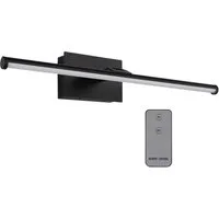 GLOBO LIGHTING LED Bilderleuchte, USB aufladbar, LED fest integriert, Warmweiß, Wandlampe Schwarz kabellos ohne Strom, Akkulampe Bildbeleuchtung 40cm