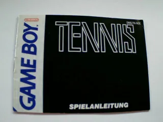 Tennis [Nintendo Game Boy] Spielanleitung