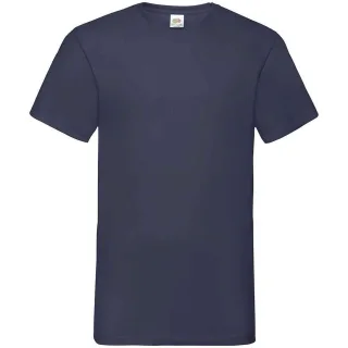 Fruit of the Loom - "Value" T-Shirt V-Ausschnitt für Herren (Marineblau)
