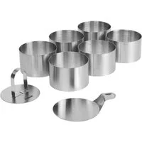 STONELINE Speisering, Edelstahl, (3 tlg), vielseitig verwendbar, backofen-/ gefriergeeignet, Designed in Germany