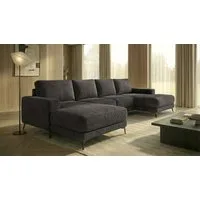 A&J MöbelLand GmbH Ecksofa VALTOR mit Schlaffunktion, Bonellfederkern und Bettkasten, TOP ANGEBOT!
