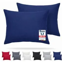 Komfortec Kissenbezug Premium Kopfkissenbezug, gebürstet 100% Mikrofaser 90g/m², (2 Stück), 40x60 cm mit Reißverschluss, Superweiches Kissenhülle Set