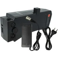 vhbw Ersatz für Samsung SDI-3610C, SDI Side-Click 36V, 10ICR19/65-4, E-Bike Akku Ladezubehör (36 V, 2 St), Das Ladeset besteht aus: 1x Ladegerät, 1x Akku, Praktisches