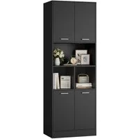 Homfa Hochschrank Badschrank Bücherschrank Badezimmerschrank 180x60x40cm