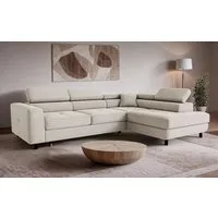 OTTO home Ecksofa AADEN Schlafsofa 254 cm - OTTO. Verlässliche Qualität., mit Bettfunktion, Bettkasten, Kopfstützen, rechts/links bestellbar