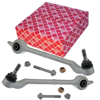 2 Febi Querlenker + Montagesatz vorne BMW 5er E39 + Touring 520 523 525 528 530