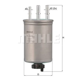 Mahle Kraftstofffilter Ford Hyundai Jaguar Kia Ssangyong TATA