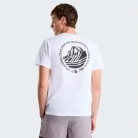 The North Face T-Shirt M MONTE REGULAR SHORT SLEEVE TEE-GRAPHIC normale Passform, kurze Ärmel, für Sport und Outdoor