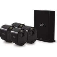 ARLO Überwachungskamera Ultra 2 VMS5440B-200EUS Spotlight-Kamera 4K Schwarz, 4 Kameras