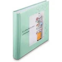 Hama Fotoalbum Fotoalbum Jumbo Bildformat 30x30 cm, 100 weiße Seiten, Journey, Zum Selber Einkleben, Selbstgestalten, elegantes Design